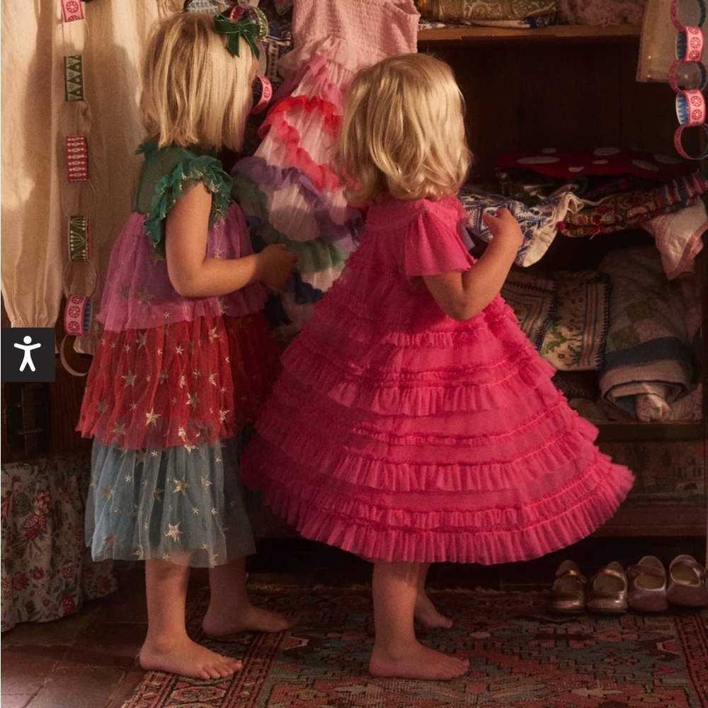 Boden Winnie Tiered Tulle Dress